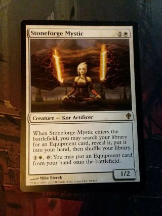 Stoneforge Mystic Worldwake Lightly Played Magic: The Gathering
