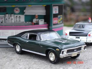 1970 Chevrolet Nova Ss 396,  1:43 Rare Green & Black Version