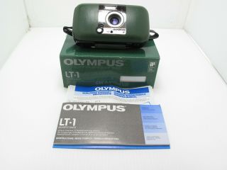 Olympus Lt - 1 Rare Green Version 35mm Compact Point & Shoot Film Camera Boxed