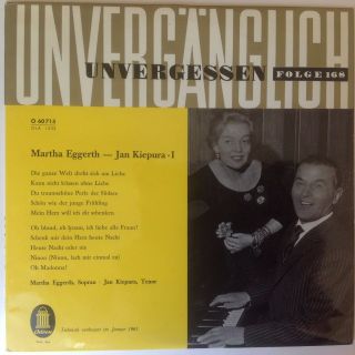 Martha Eggerth & Jan Kiepura - I (rare) 1960 