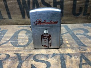 Rare Ballantine’s Zippo Cigarette Lighter 1950 - 1954 Beer Ale Liquor