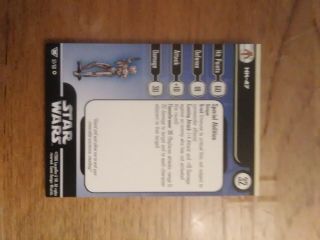 Star Wars Miniatures Champions Of The Force 57 Hk - 47 Very Rare