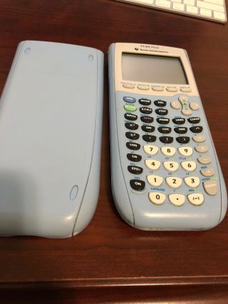 Texas Instruments Ti - 84 Plus Graphing Calculator - All Blue Rare