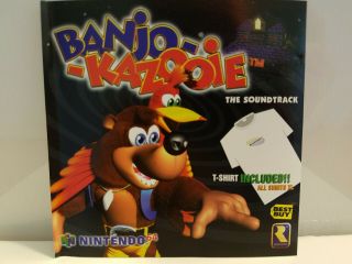 Banjo Kazooie: The Soundtrack Cd Rare Oop 1998 Nintendo No T - Shirt Nr
