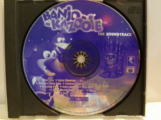 BANJO KAZOOIE: THE SOUNDTRACK CD RARE OOP 1998 NINTENDO NO T - SHIRT NR 3