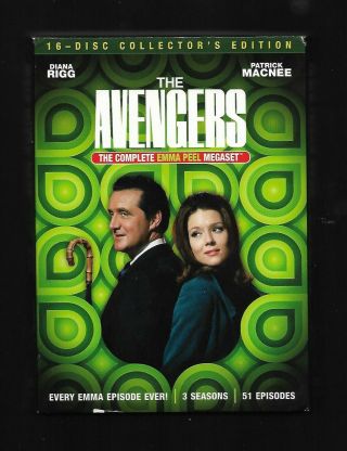Oop Box Set The Avengers : Complete Emma Peel Ce - Diana Rigg - Rare