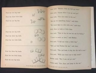 Dick and Jane 1960 ' s,  Think - And - Do Workbook Book 1962  Rare VTG 5