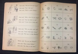 Dick and Jane 1960 ' s,  Think - And - Do Workbook Book 1962  Rare VTG 8