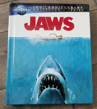 Jaws (blu - Ray,  Dvd,  Digibook) (universal 100th Anniversary) - No Digital - Rare