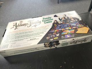 Vintage 1991 The Addams Adams Family Reunion Board Game COMPLETE Rare Pressman 2