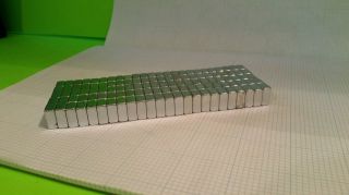 100 Scrap NEODYMIUM Hard Drive Magnets.  Strong Rare Earth 1/2 × 3/8 × 1/4 
