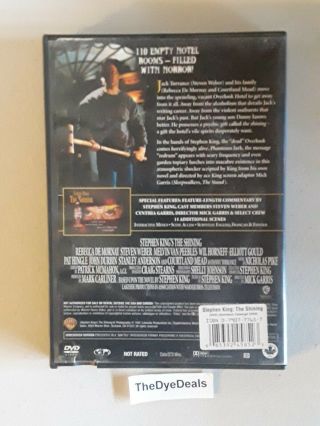 Stephen King ' s The Shining DVD,  (2003) Two - Disc Special Edition RARE DVD 3