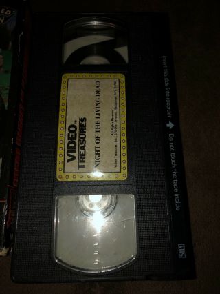NIGHT OF THE LIVING DEAD VHS Colorized Version Rare Horror George A.  Romero 4