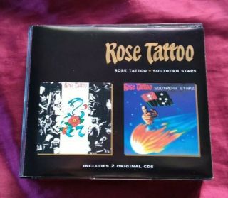 Rare - Rose Tattoo - 2 Originals Self Titled / Southern Stars 2cd Fatbox Vgc