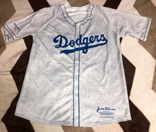 Rare La Dodgers Stadium Exclusive Jackie Robinson 42 Giveaway Jersey Mens Xl