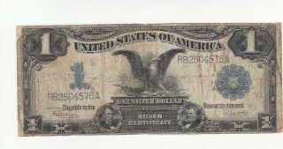 1 Silver Dollar Vg Banknote From United States 1899 Pick - 338 Rare