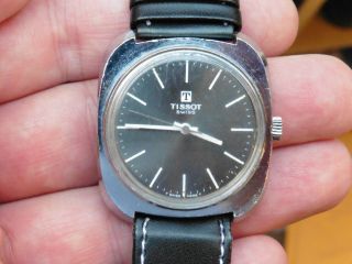 Rare 1970s Tissot Research Idea Gents Watch With Nos 2250 Plastic Movement