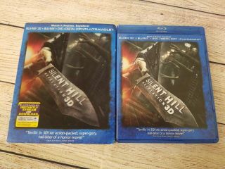 Silent Hill: Revelation 3d (3d,  Blu - Ray,  Dvd) Oop W/ Rare Lenticular Slipcover
