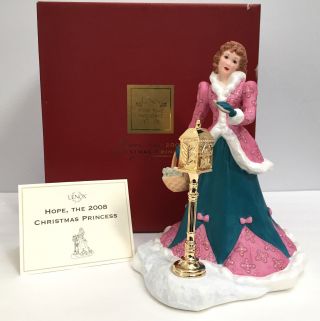 Lenox Hope 2008 Christmas Princess Figurine Limited Edition 9 " Rare