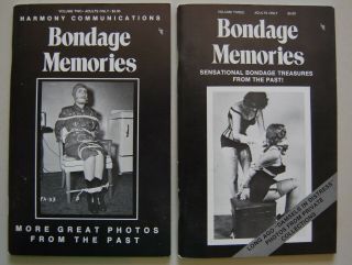 Rare Bondage Memories Vol.  2 & 3,  Good Vintage,  Irving Klaw,  Magazines