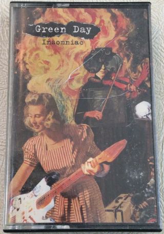 Rare Green Day Insomniac Cassette Reprise 4 - 46046 1995 Club Edition S/h