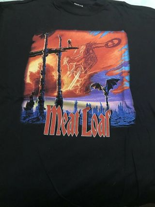 Mega Rare Vintage Meat Loaf 1999 European Tour T - Shirt (xl) Concert Unworn