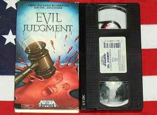 Evil Judgment (vhs,  1984) Horror Slasher Cult Film Media Home Video Rare