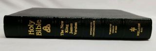 Rare King James Version Holy Bible Black Leather NKJV 1983 Nelson 2