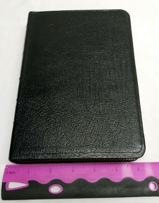 Rare King James Version Holy Bible Black Leather NKJV 1983 Nelson 3