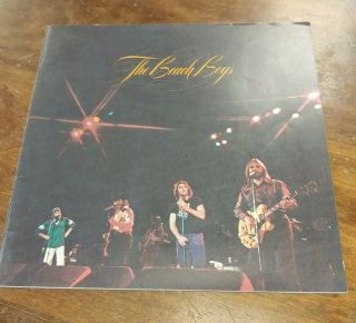 The Beach Boys Tour Program 1975 Extremely Rare Booklet