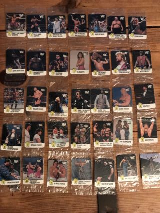 Hostess Wwf Iv Stickers Rare Full Set Of 35 From 1988 Vintage