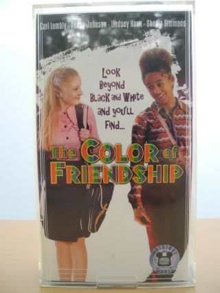 Rare Blue Vhs The Color Of Friendship Disney Channel Movie