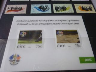 2006 Ireland An Post Commemorative Stamp Year Pack Rare MNH Folder 2