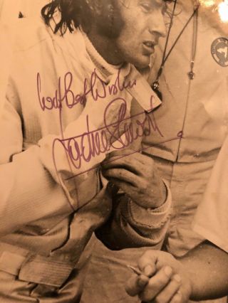 Rare Jackie Stewart Formula One Racing Signed Autographed 8 x 10 Photo 2