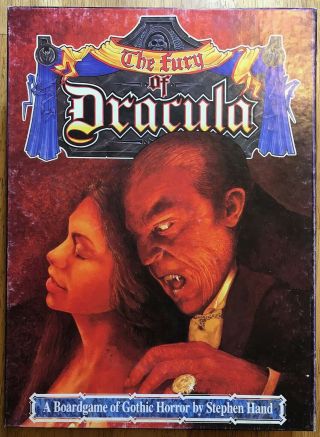 The Fury Of Dracula,  Games Workshop,  First Edition,  1987,  Complete,  Rare