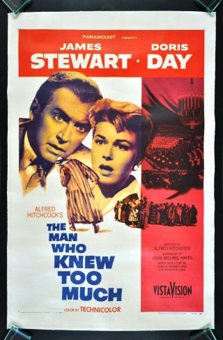 The Man Who Knew Too Much Rare Classic Dvd 1956 Doris Day James Stewart