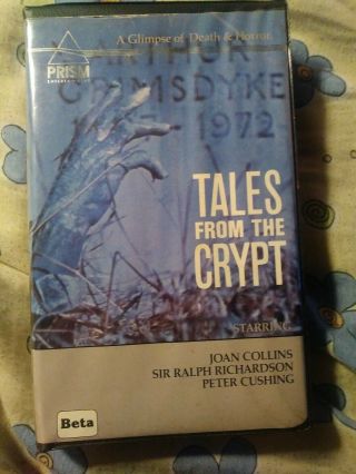 Tales From The Crypt Movie Big Box Beta Not Vhs Horror Rare