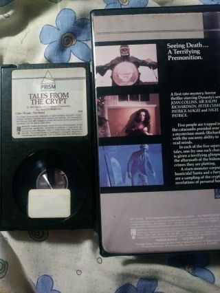 Tales From The Crypt Movie Big Box Beta Not Vhs horror rare 3