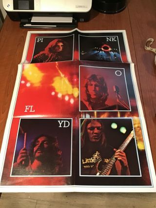 Vintage Pink Floyd Dark Side of the Moon RARE album Posters 1973 Set 2 2