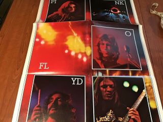 Vintage Pink Floyd Dark Side of the Moon RARE album Posters 1973 Set 2 4