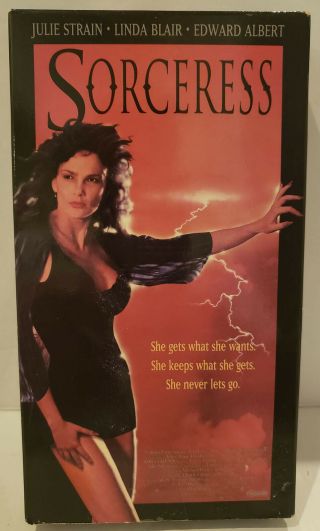1995 Sorceress Vhs Movie Linda Blair,  Julie Strain Supernatural,  Rare Htf
