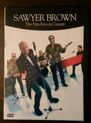 Sawyer Brown - The Hits Live In Concert Dvd Out Of Print Rare Snap Case Oop