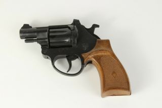 Vintage Rare Cap Gun 5 Inch Edison Giocattoli 8 Shots Police Toy Lightweight