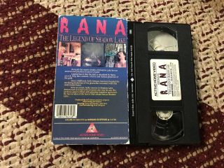 Rana The Legend Of Shadow Lake VHS Rare Horror Active Home Video Monster Slasher 2