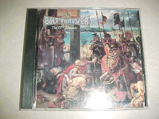 Bolt Thrower " The Ivth Crusade " Cndt Cd (earache) Rarely Played