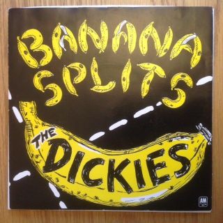 The Dickies Banana Splits Rare Uk 1979 Yellow Vinyl 7 " Ps Punk Wave Ramones