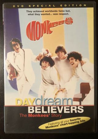 The Monkees Daydream Believer Dvd Drama Movie Rare Pristine Shape Hard To Find