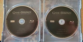 Game of Thrones Seasons 5 & 7 BluRay Steelbook RARE Edition PLEASE READ 4
