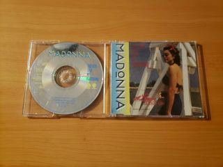 Rare Madonna,  This To Be My Playground Promo Single (cd,  1992) Complete