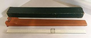 Rare Vintage Keuffel & Esser 20 " K&e N4053 - 5 Long Slide Rule W/case & Box